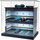 1:64 Scale Double Deck Model Car Parking Garage image 1